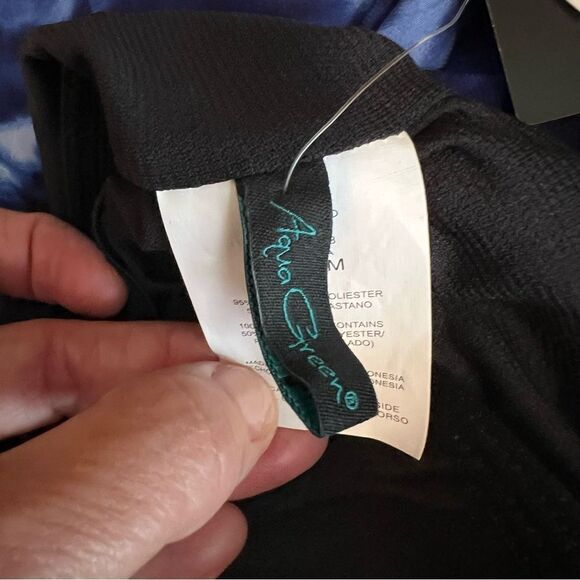 Aqua Green Navy Tie Dye Tiered Tankini Top NWT - Picture 11 of 12